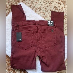 Joe’s Jeans Burgundy Skinny Jean Sz 27